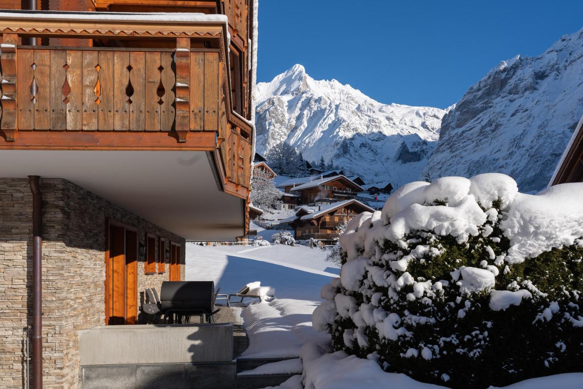 Chalet Alia And Apartments-Grindelwald By Swiss Hotel Apartments Exterior photo