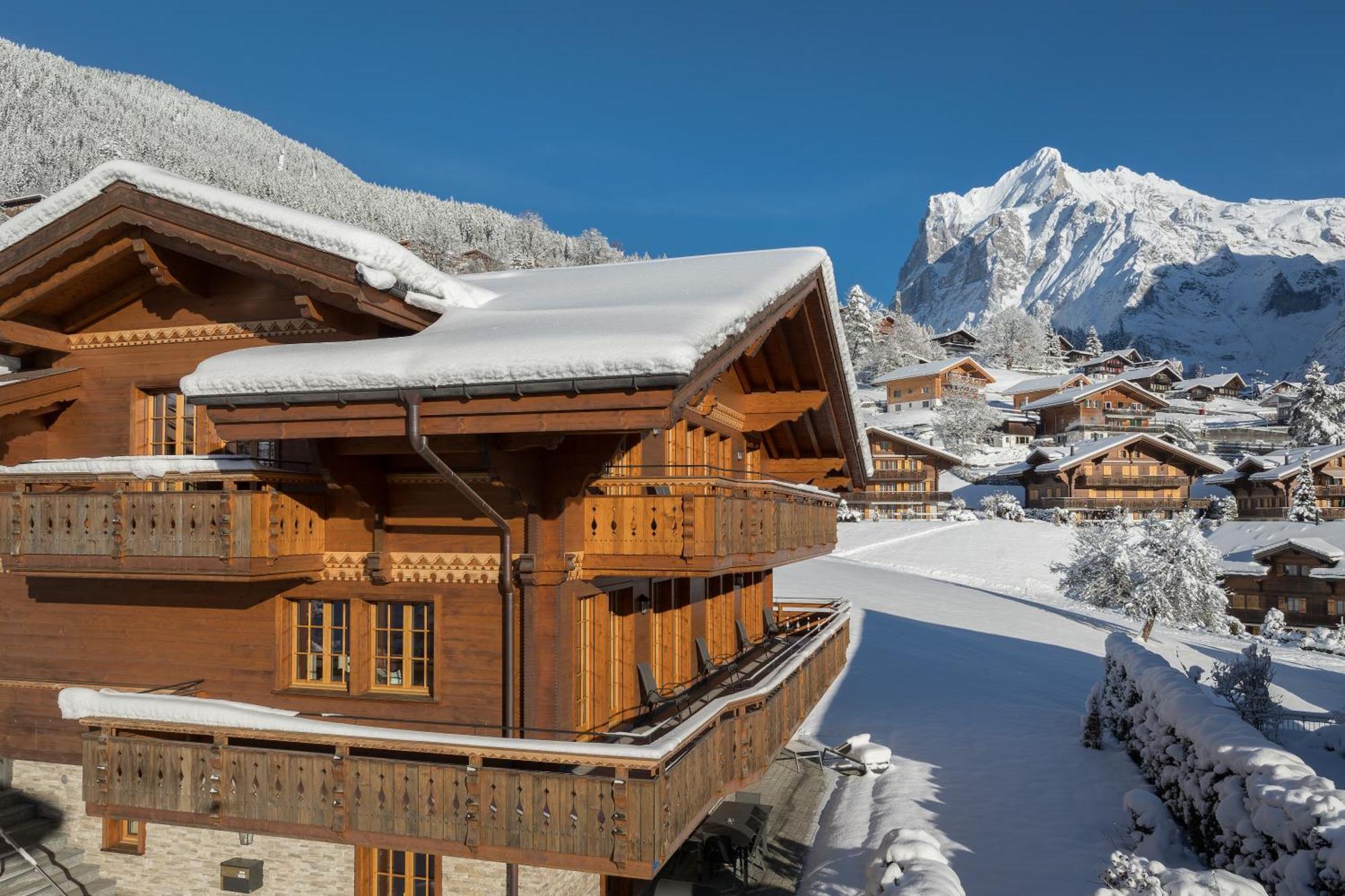 Chalet Alia And Apartments-Grindelwald By Swiss Hotel Apartments Exterior photo